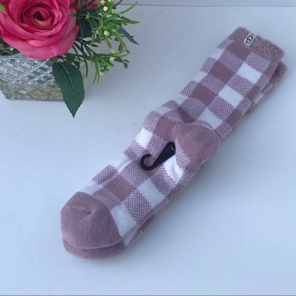 UGG Vanna Check Fleece Lined Sock - Picture 3 of 8